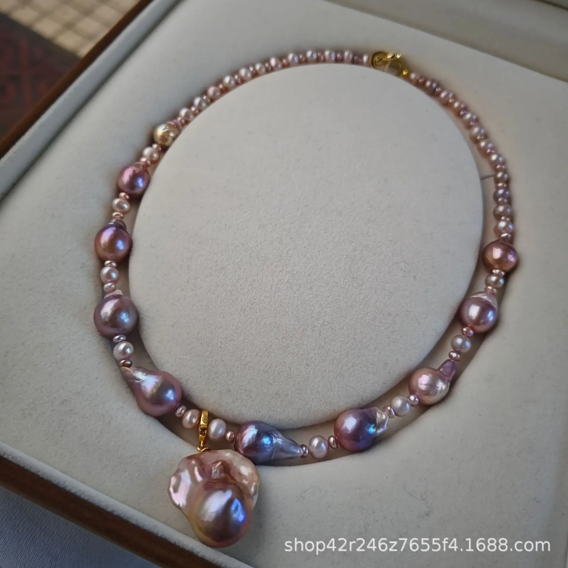 

Ожерелье в стиле барокко 9-12 мм, 13-14 мм, кулон, пресноводный жемчуг, яркие бусины