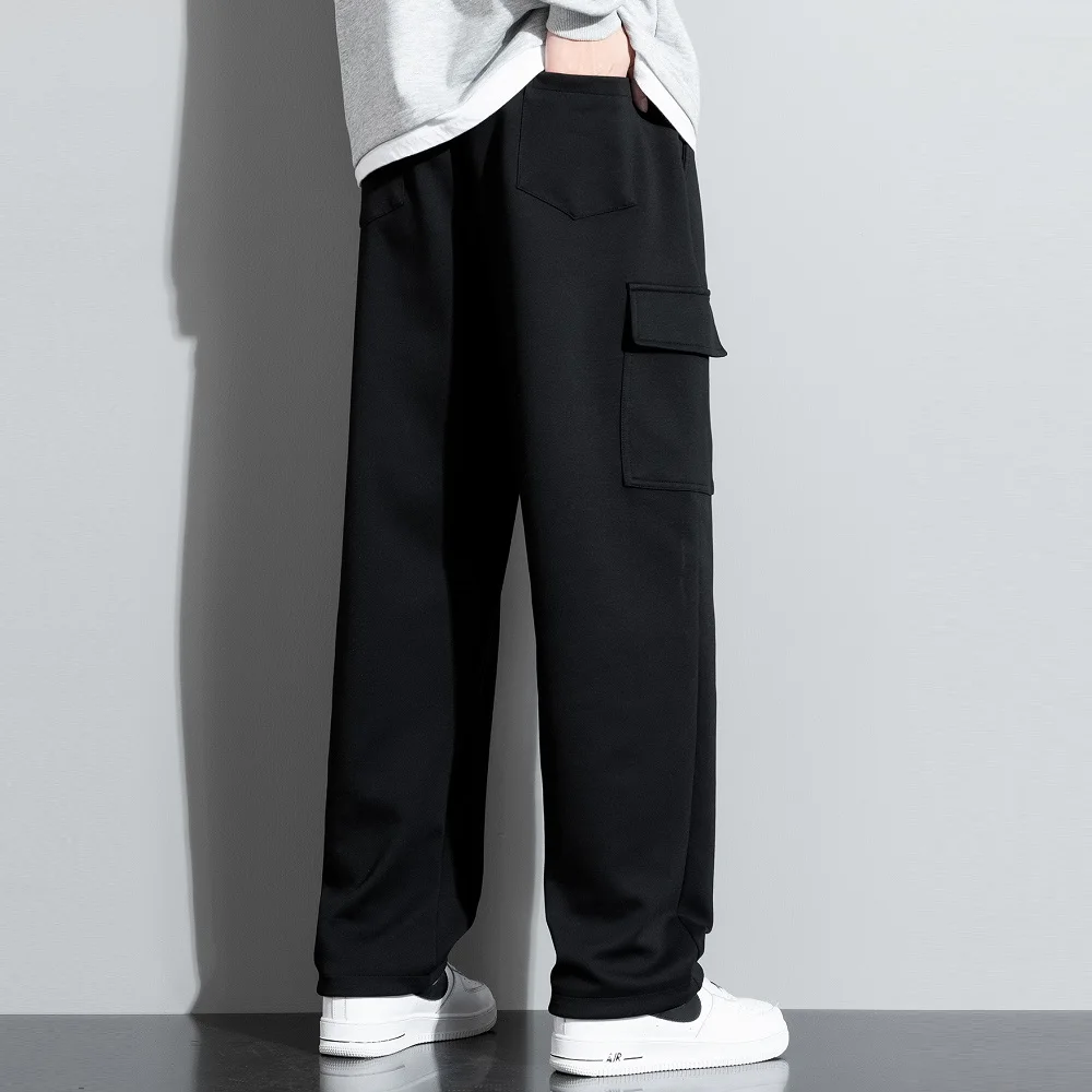 Big Tall Size Men's Cargo Pants Straight Leg Jogger Trouser Male Extra Long Leg Length 190 Cm 195 107 115 200cm Spring Summer