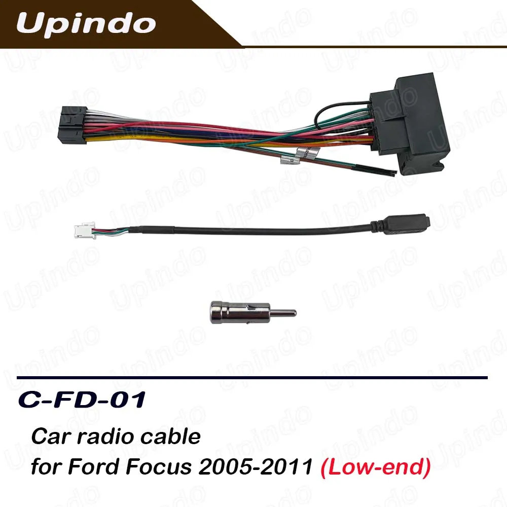 

Адаптер жгута проводов головного устройства Android для Ford Focus 2005 2006 2007 2008 2009 2010 2011, комплект для установки стереосистемы, провод