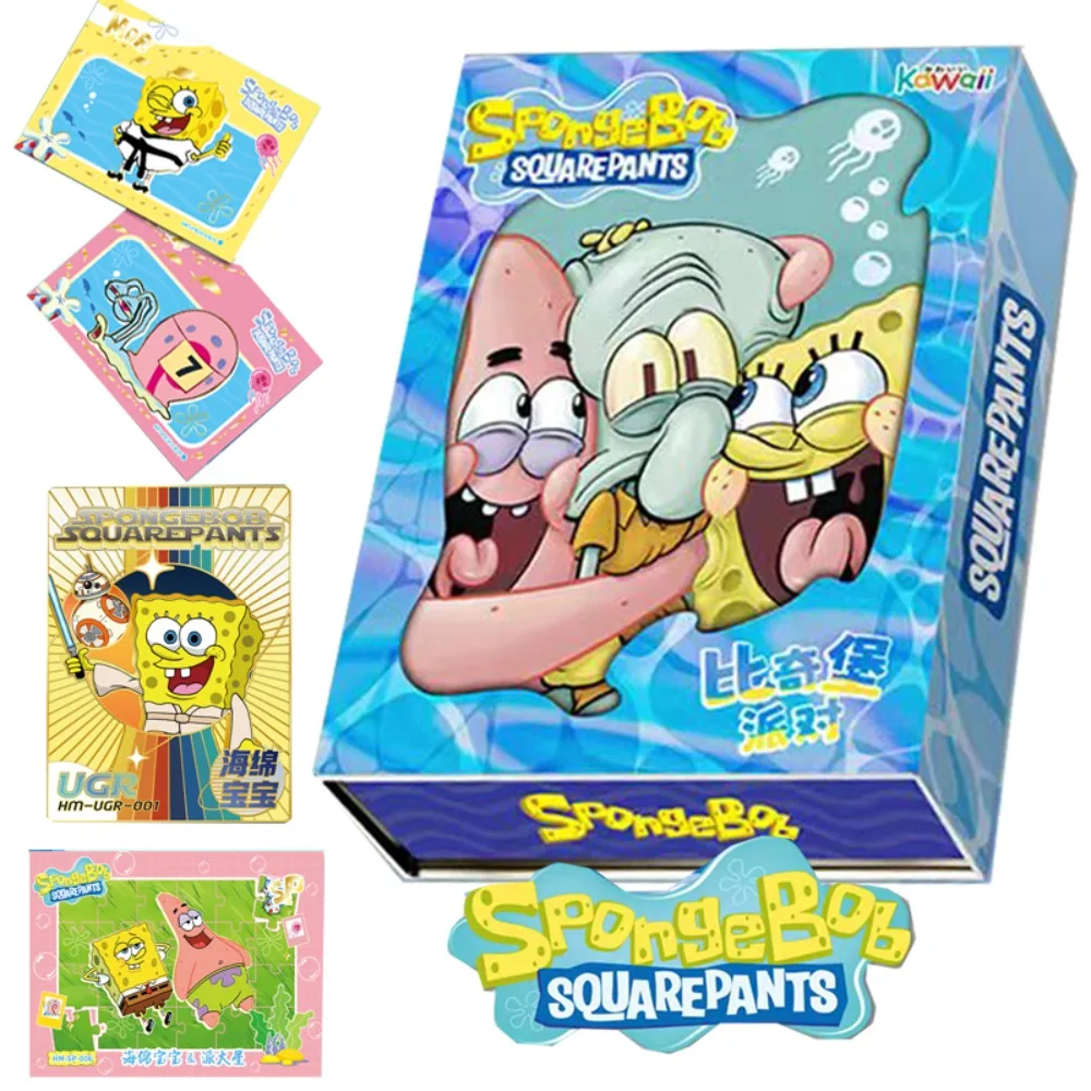 

Original SpongeBob SquarePants Card For Child Comedy Comic Anime Sheldon J. Plankton Limited Cartoon Collection Card Kids Gifts