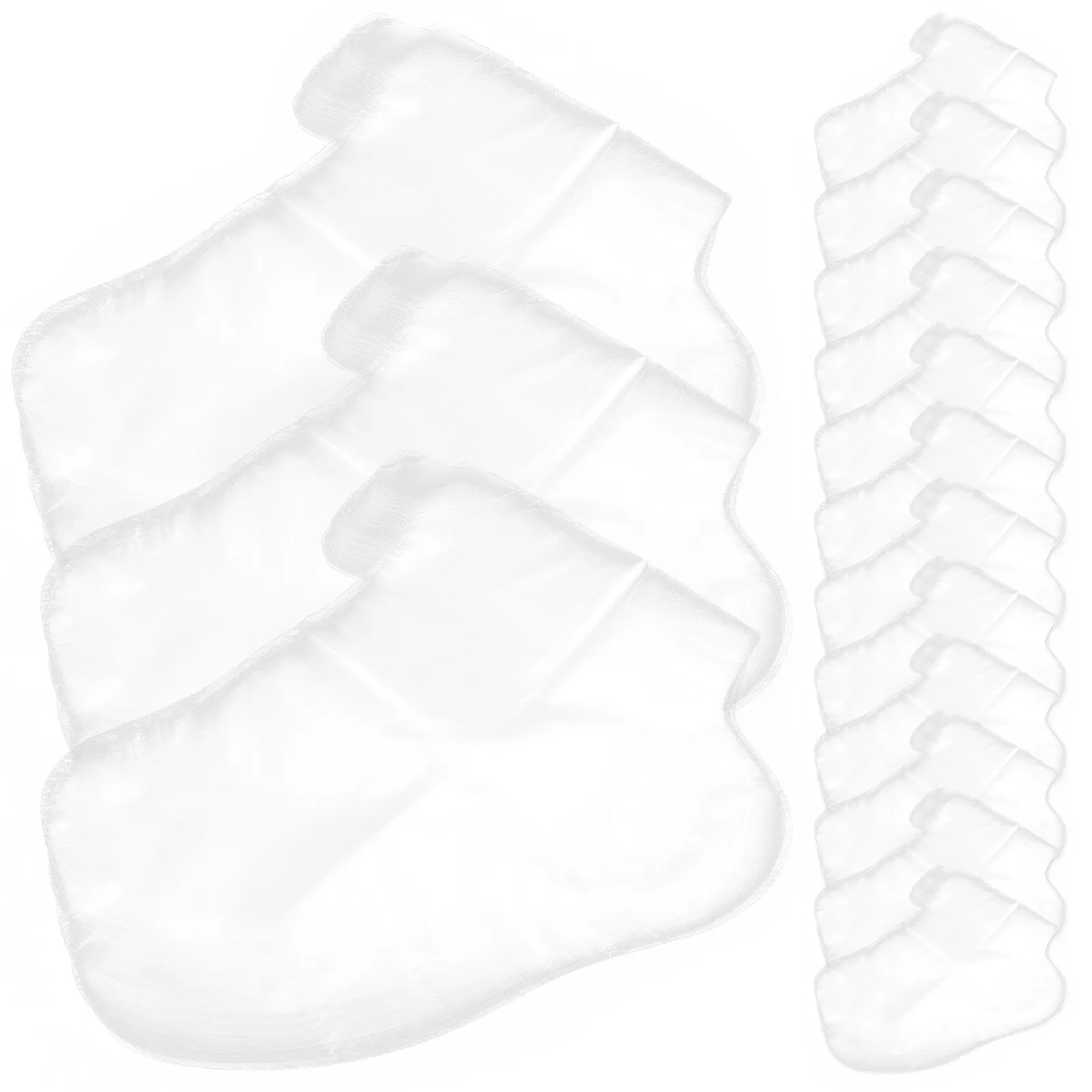 

300 шт. одноразовых чехлов для ног, высококачественные прозрачные накладки для нанесения лосьона, аксессуары для педикюра, для домашнего спа и путешествий