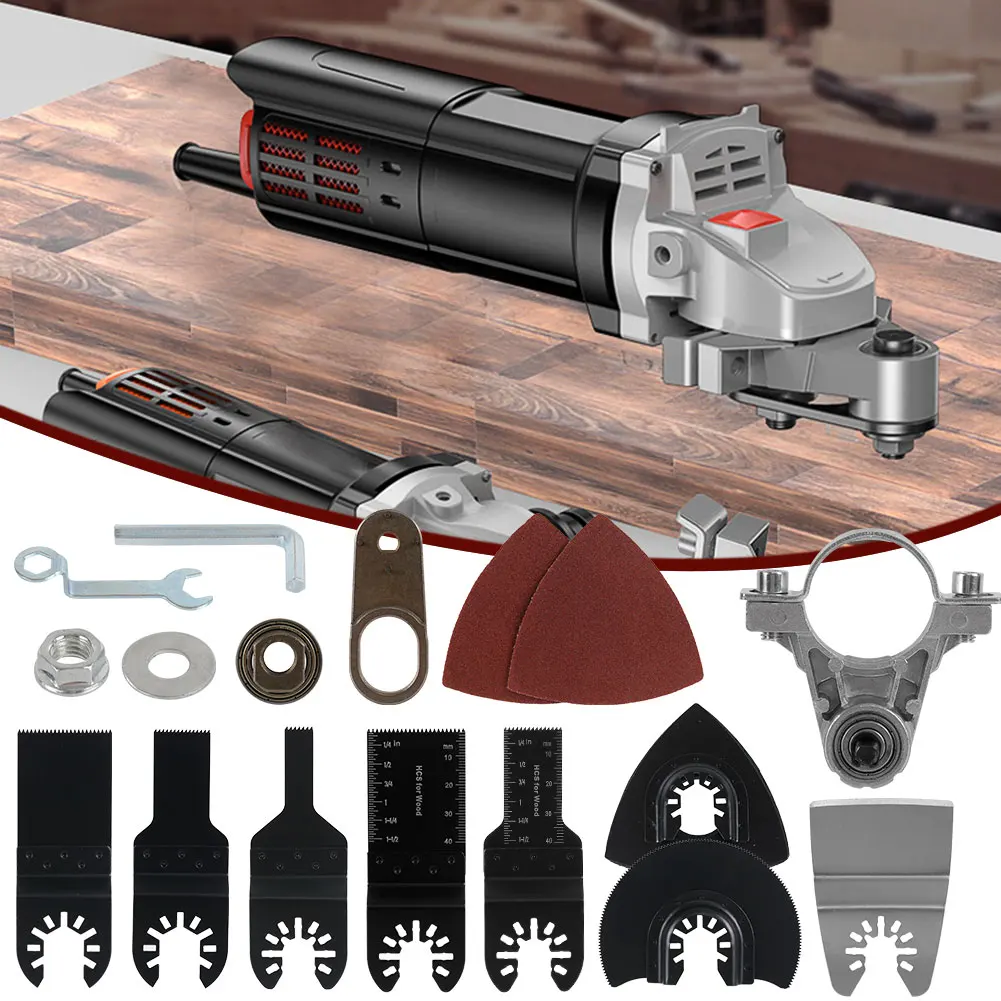 Conversión de amoladora angular M10, adaptador de cabeza Universal para amoladora angular de 100mm, 115mm, 125mm, pulidora, herramienta oscilante de