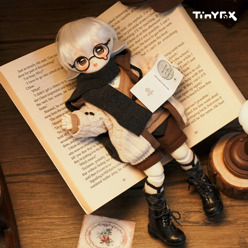 New Tinyfox Official 1/6 Scale Meru Librarian Action Figure Mjd Movable Joint Doll Bjd 2d Collect Model Full Set Birthday Gift