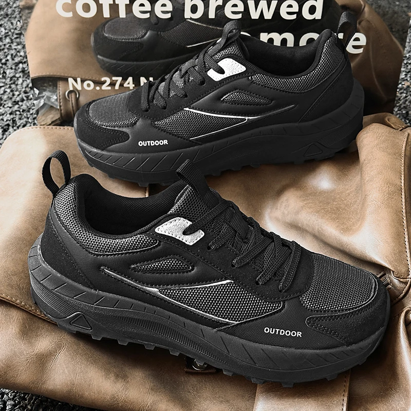 Men Wide Toe Box Hiking Shoes - Sneaker Box review and price