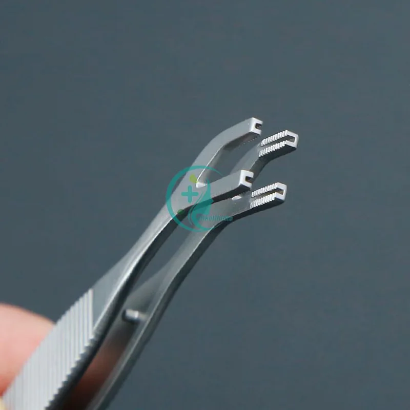 Nasal Plastic Cartilage Forceps Transverse Teeth Edison Forceps Stainless Steel Nose Comprehensive Surgical Tweezers