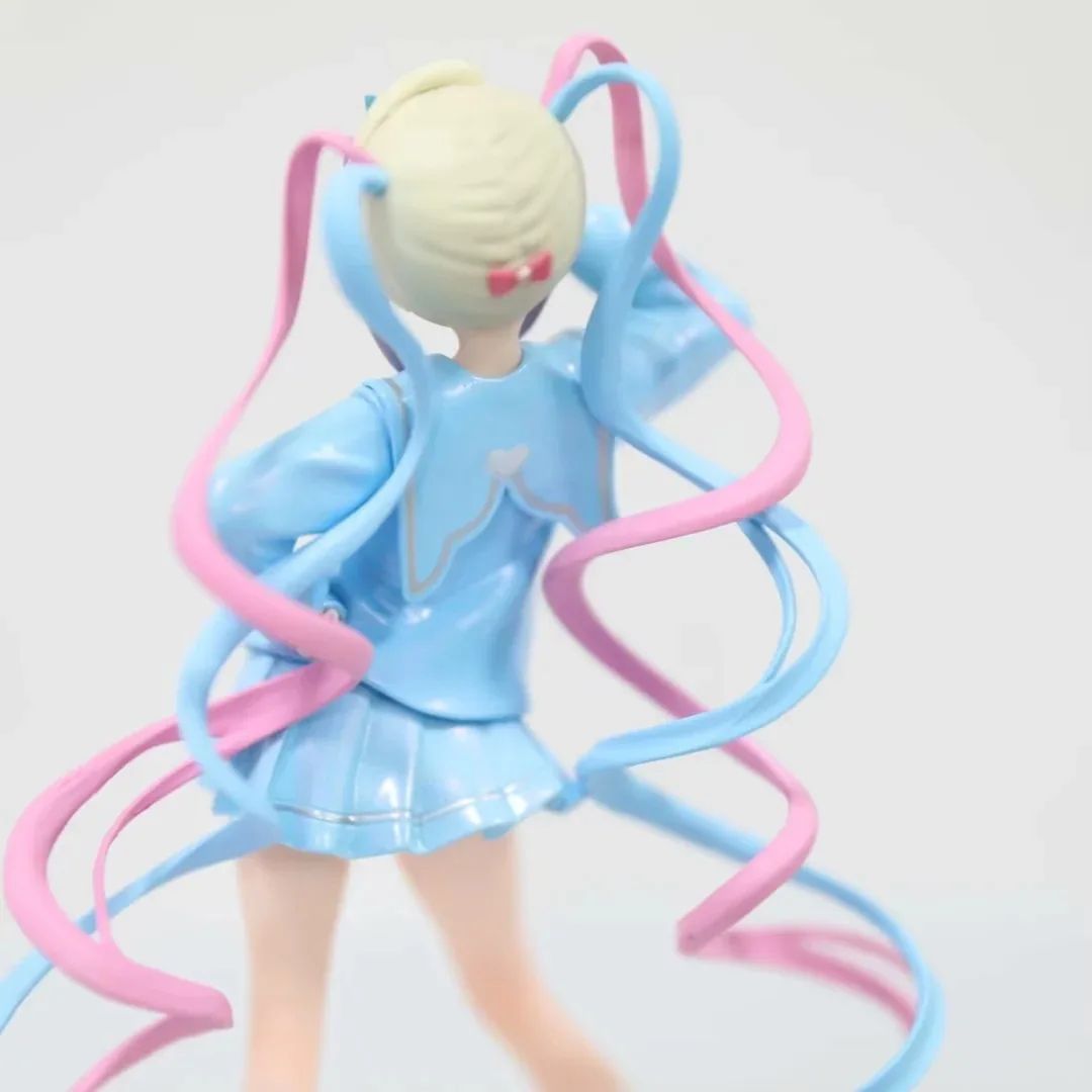 مضحك الفرح المحتاجة فتاة جرعة زائدة الشكل المنبثقة موكب كانجيل عمل أرقام الظاهري Uploader البلاستيكية جمع نموذج الحلي اللعب