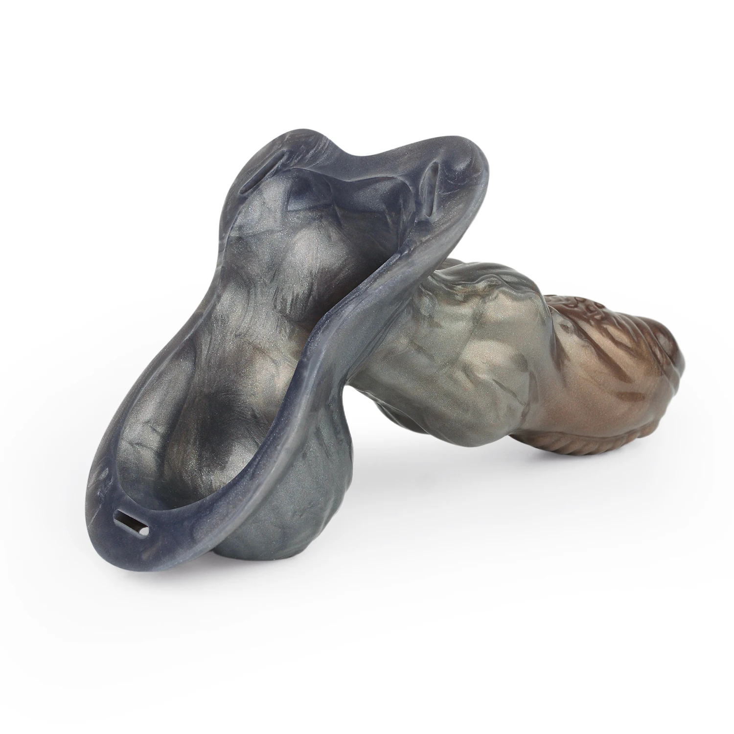 LUUKSilicone Hollow Strap On Dildo Penis Sleeve Enlarge Strap On for Men Sex Toy Adjustable Penis Extender Cock Extension ForMan 6