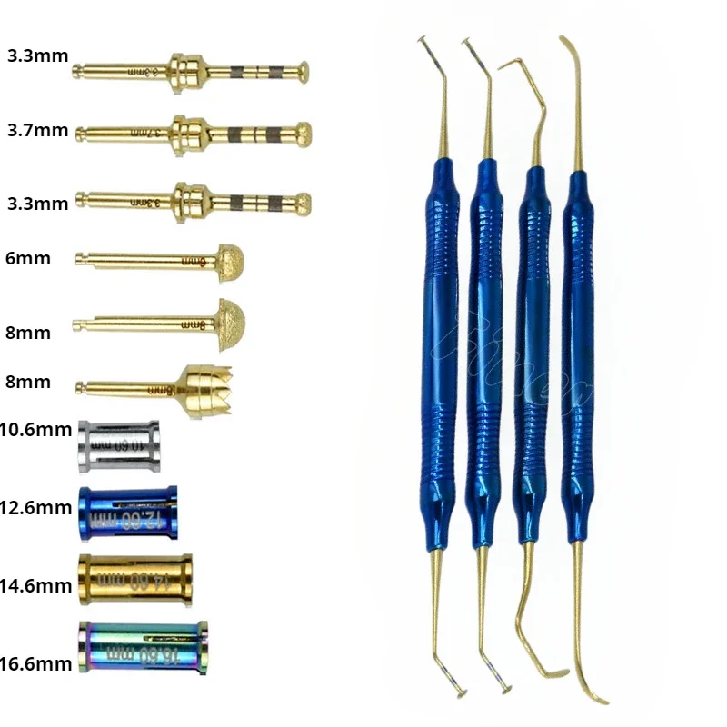 Dental Sinus Lifting Elevation Kit Implant Drills Stoppers Periosteal Separator Plant External Lifting Drill Surgical Tools