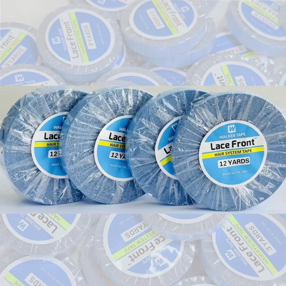 

Hair System Tape Double Side Walker Tape Ultra Hold Hair Extension Tapes For Lace Closure 12Yards/3yards Lace Front Wig Glue