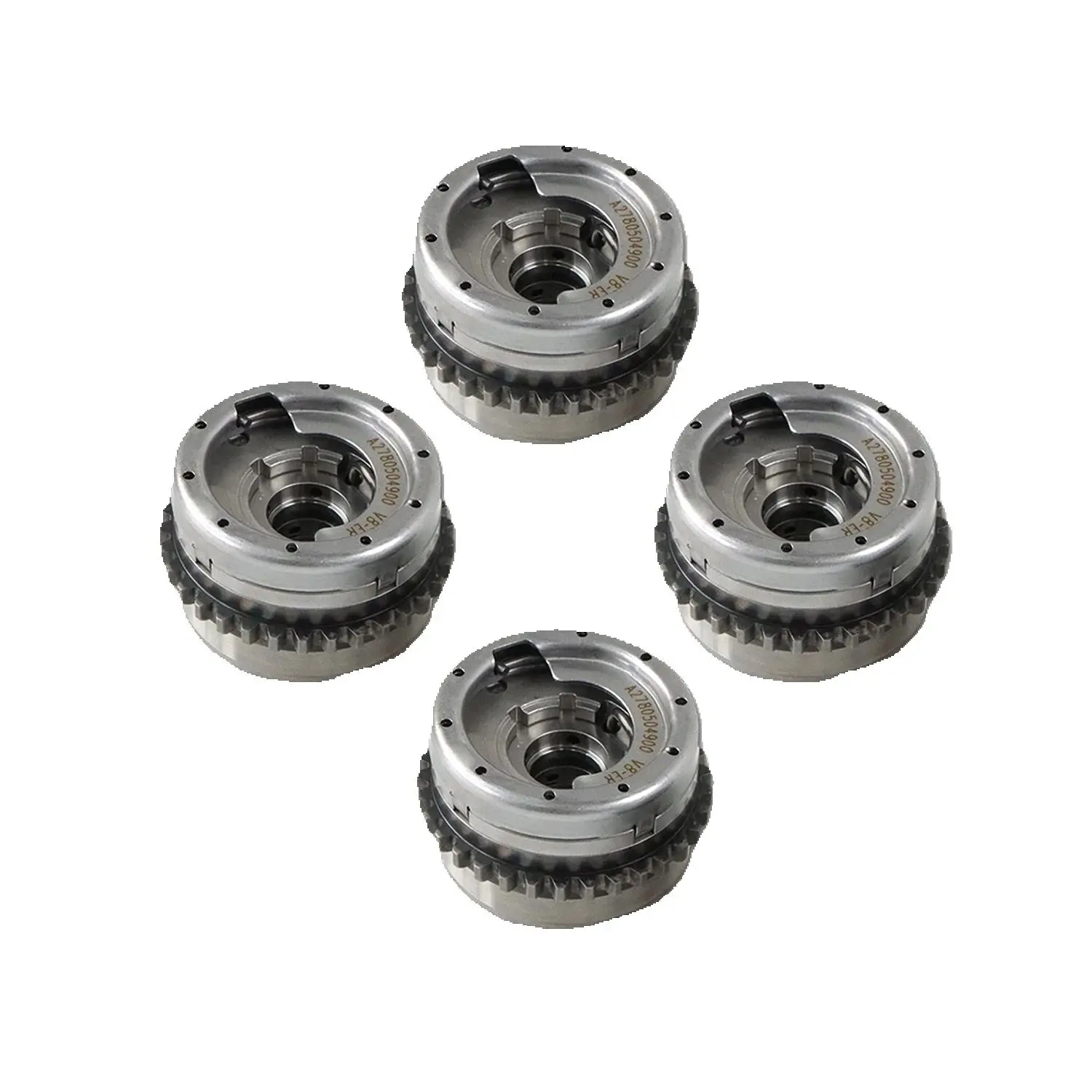 

4pcs VVT Camshaft Adjuster Sprockets FOR Mercedes Benz M278 2780505200 2780504900 Timing Gear Set
