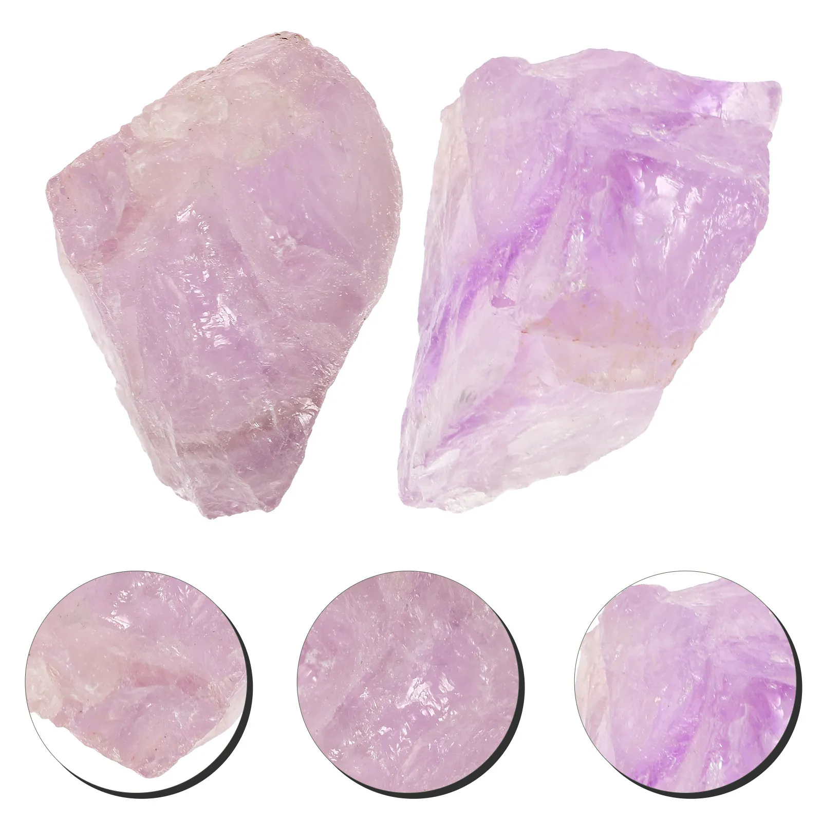 

Crystal Stone Set Elegant Tabletop Decor for Living Room Bedroom Crystal Decorative Stones Collection Small Crystals Display