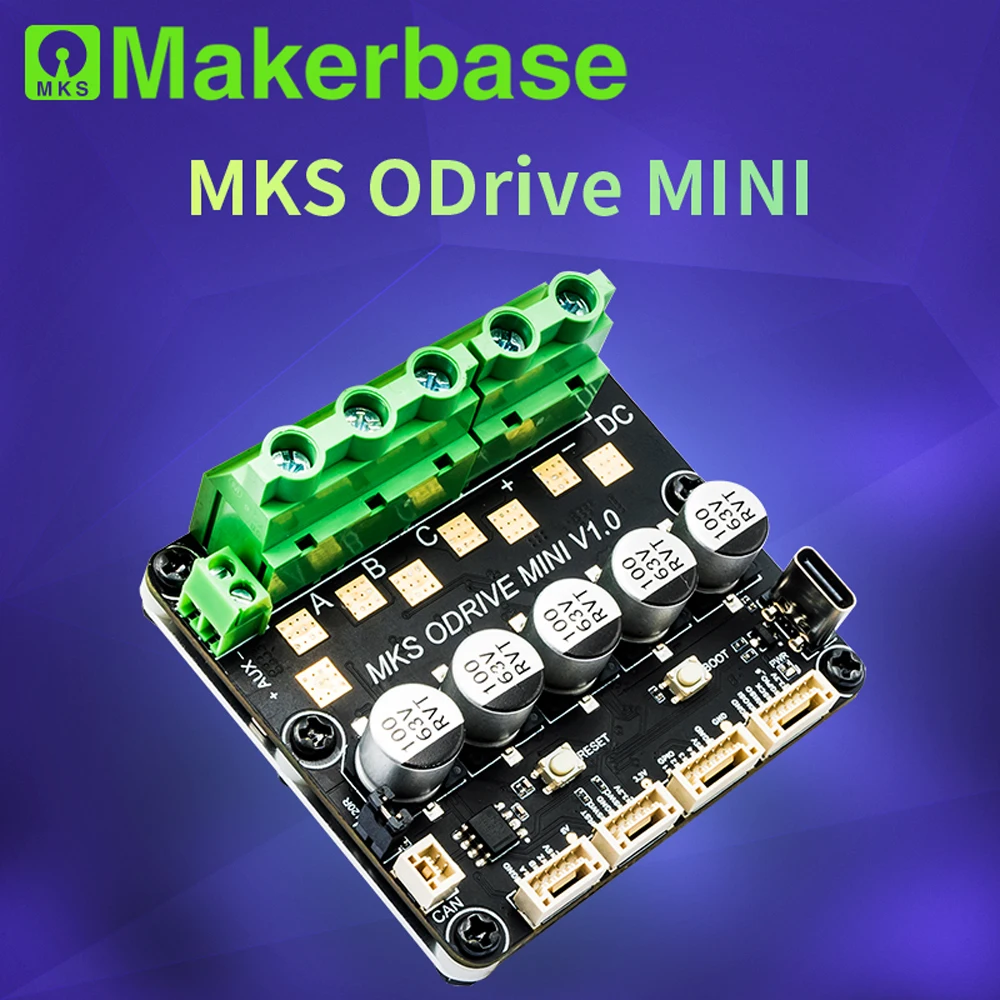 

Makerbase O-Drive High Current, Single, Integrated AS5047P Encoder Based on O-Drive3.6
