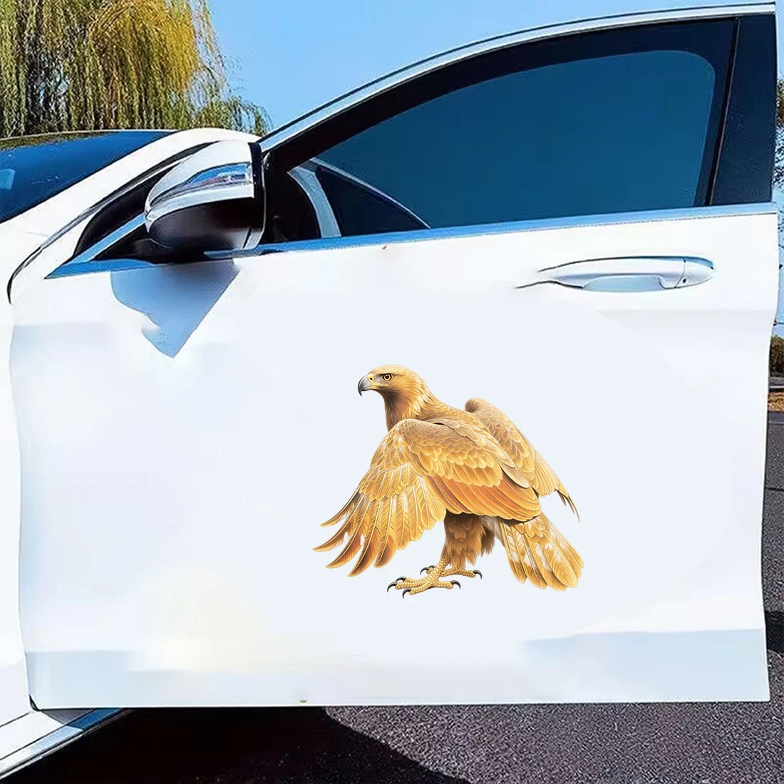 Three Ratels CD300 Mighty eagle wall stickers for home decoration Personalized car decals