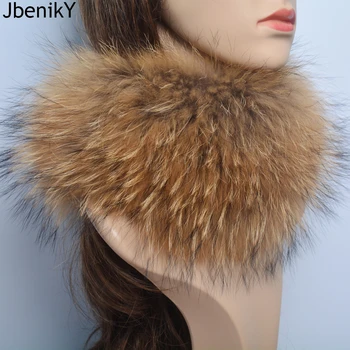 2025 Brand Women Real Fox Fur Scarf Girls Warm Soft Knitted Good Elastic Real Fox Fur Headband Natural Fox Fur Ring Scarves