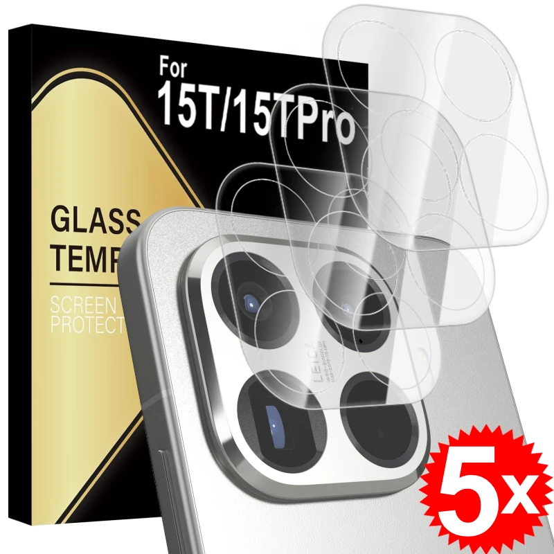 For Xiaomi Mi 15T Pro 15TPro Xyun Camera Protective AR Tempered Glass For Mi 15T Mi15T 5G Anti-scratch Lens Protector Cover Cap