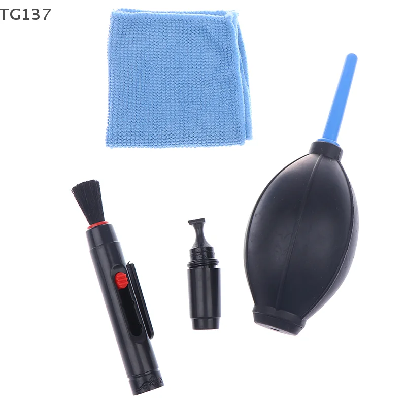 3 In 1 Portable Camera Clean Kit Cleaning Cloth Camera Cleaner Pen Air Blaster Blower Accessories Set For Camera Keyboard Phones