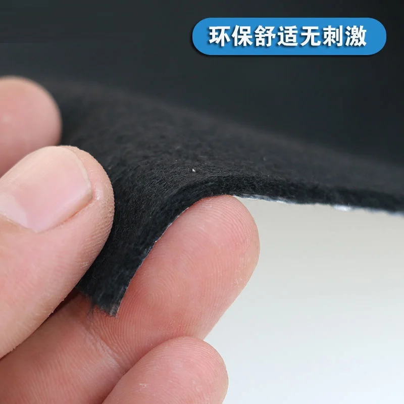 2mm 4mm Thick Non-woven Fabric High-oxygen Flame-retardant Thermal Insulation Pre-oxidized Fiber Thermal Insulation Black Felt