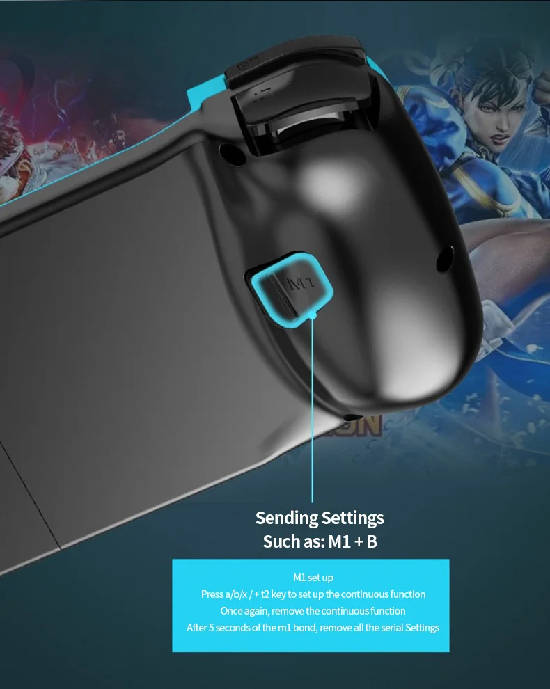 Wireless Stretchable Game Controller For Android Ios Smart Phone Tablet Retractable Joystick Game Controller Gaming Accessories