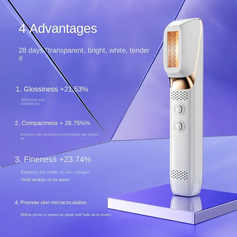 Milk Light Beauty Instrument Household Facial Photon Skin Rejuvenation Inductive Therapeutical Instrument for Face Spectrum Red