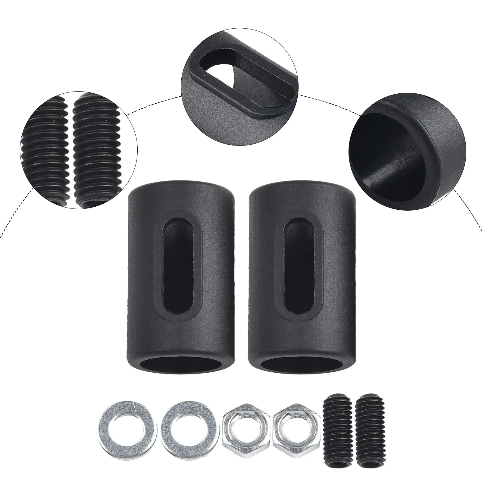 Anelli anelli limitatore trapani svasati profondità argento 29mm accessori per la lavorazione del legno neri regolabili per trapani svasati