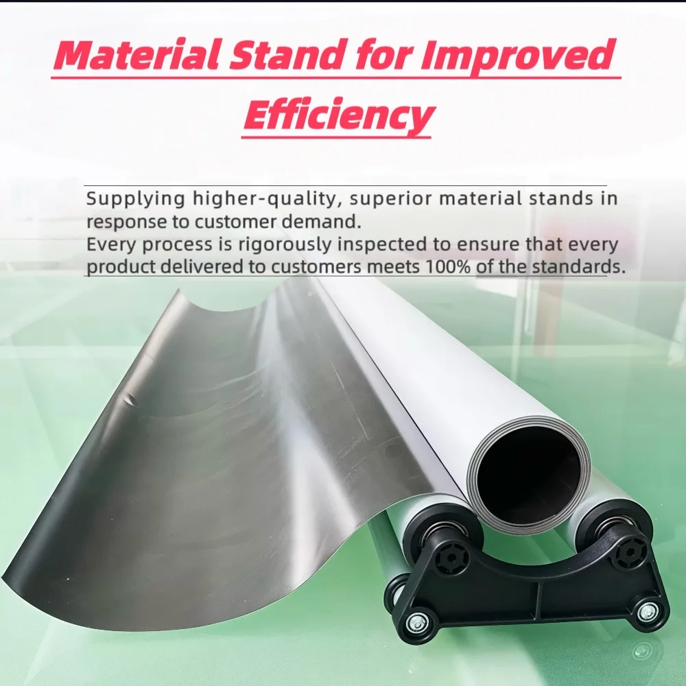 45cm EZ-Holder 1 Media Roll Holder Mobile Tray for Roll Printing Vinyl Film Stickers Advertising Material Rack
