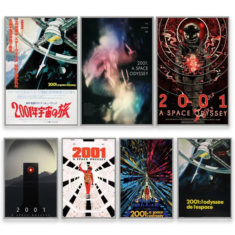 2001 A Space Odyssey Creative Space Design Cool Room Layout Modern House Decoration Poster
