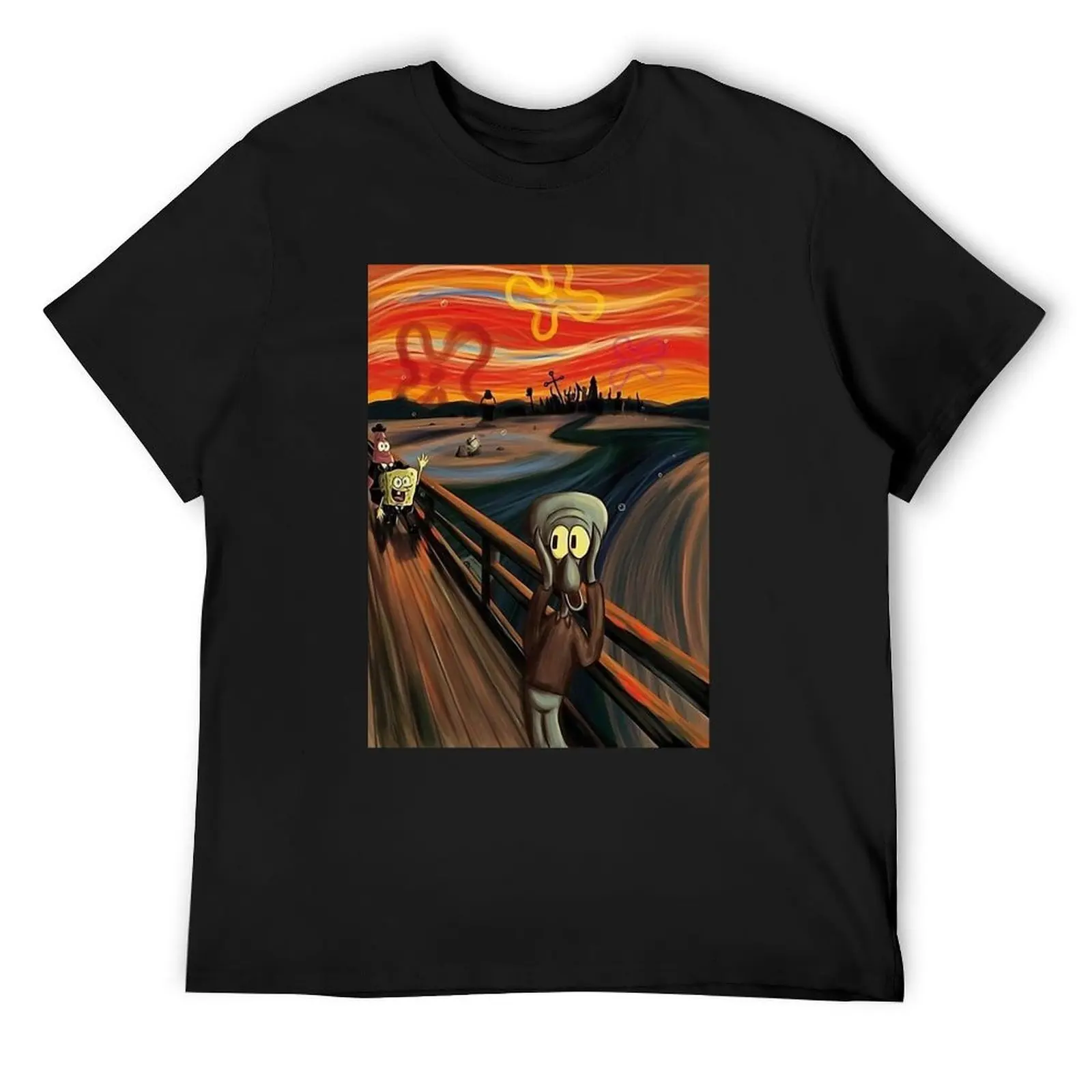 

Illustration oil of a picture. Abstract illustration template suitable for printing children's prints on textiles, fabri T-Shirt