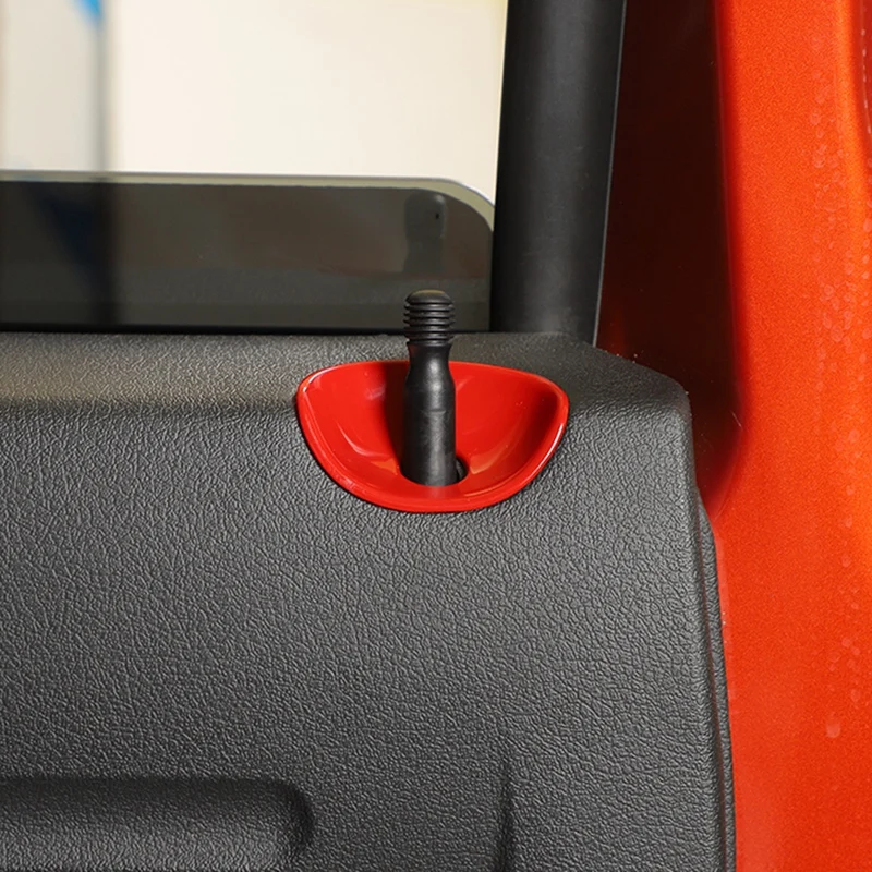 Car Door Lock Bolt Pin Protect Decoration Cover Trim For Dodge Nitro 2007-2012 Interior Accessories ,ABS