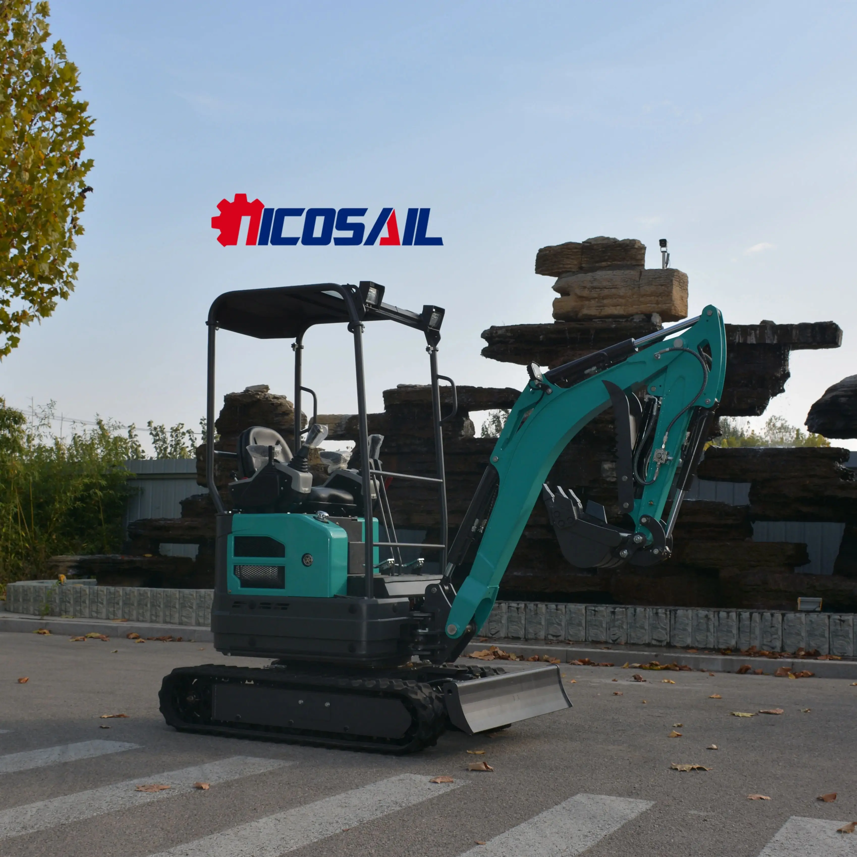 حفارة مجنزرة حفارة هيدروليكية حفارة صغيرة سعر حفارة زاحفة صغيرة CE EPA الصين 1 طن 2 طن