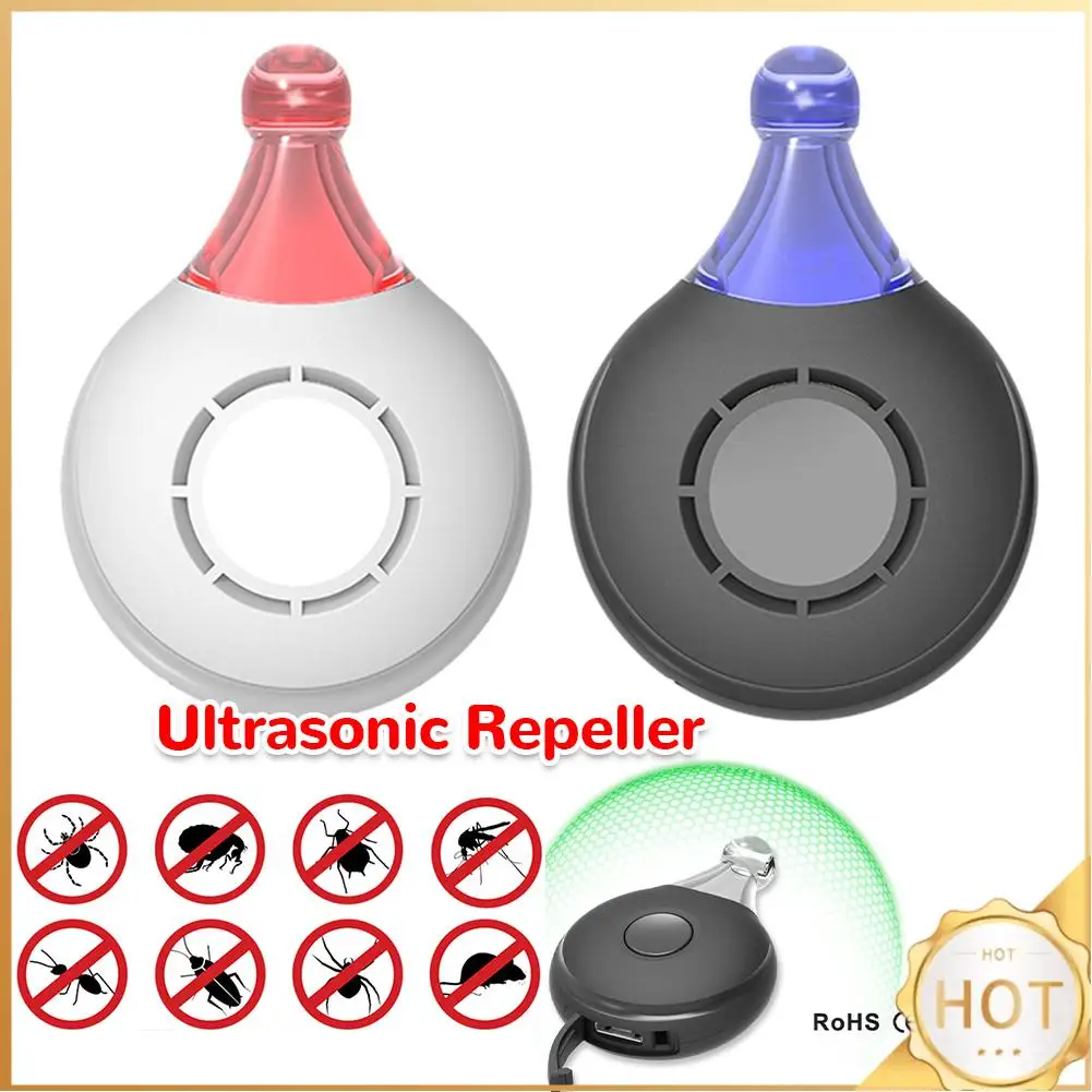 1pc-ポータブル昆虫駆除装置蚊キラー-usb-超音波忌避剤周波数シラミペットガジェット