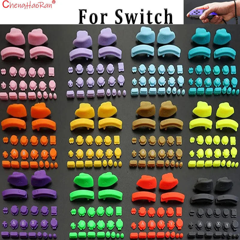 1 Set 24 In1 Buttons For Switch JOY-CON NS Controller ABXY Direction Keys SR SL ZR ZL Trigger Keys Disassembly Screwdriver