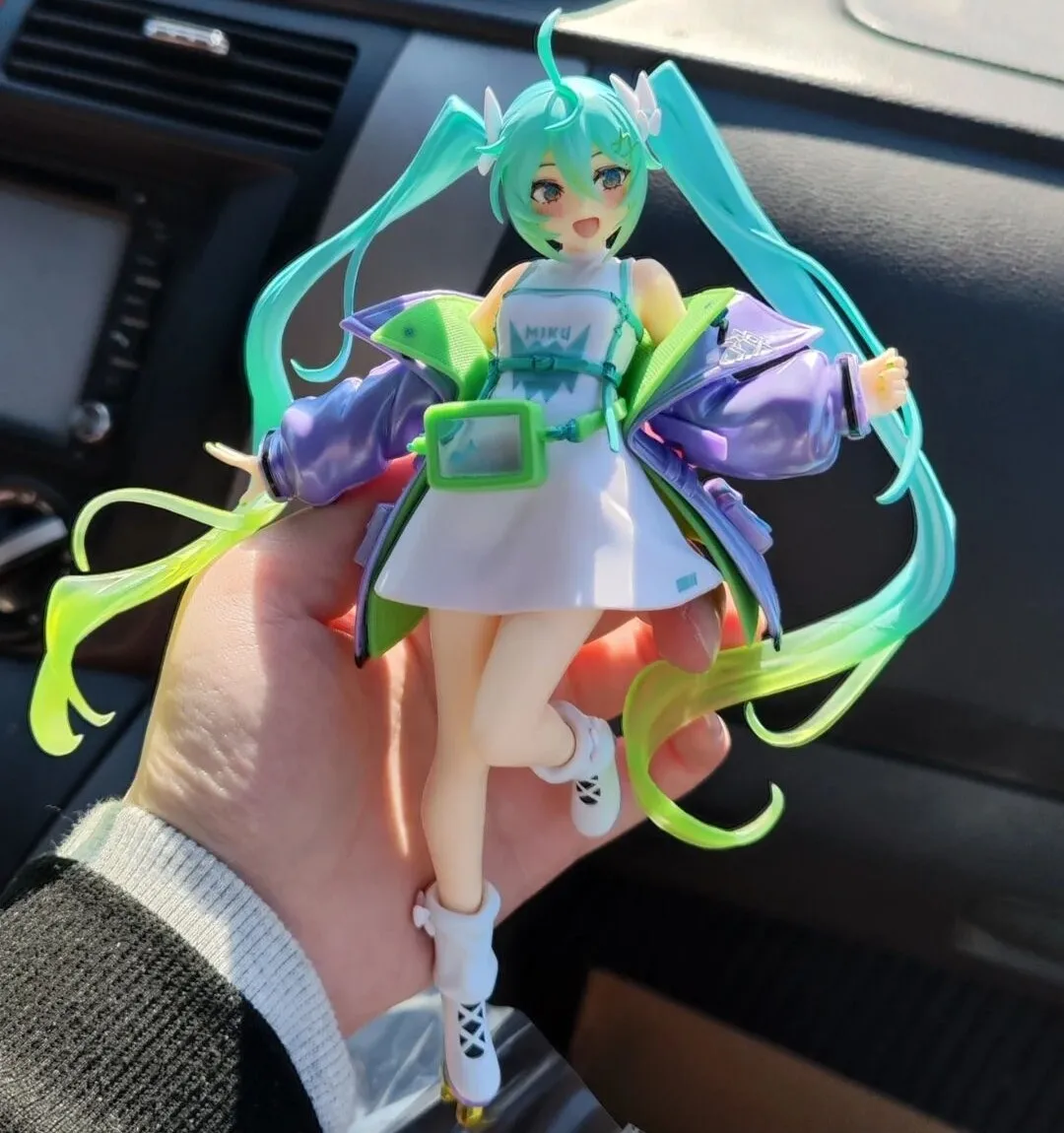 Exclusive Edition Original Taito Fashion Hatsune Miku Fashion Sporty Anime Figurine Miku Collectable Model Toys In Stock