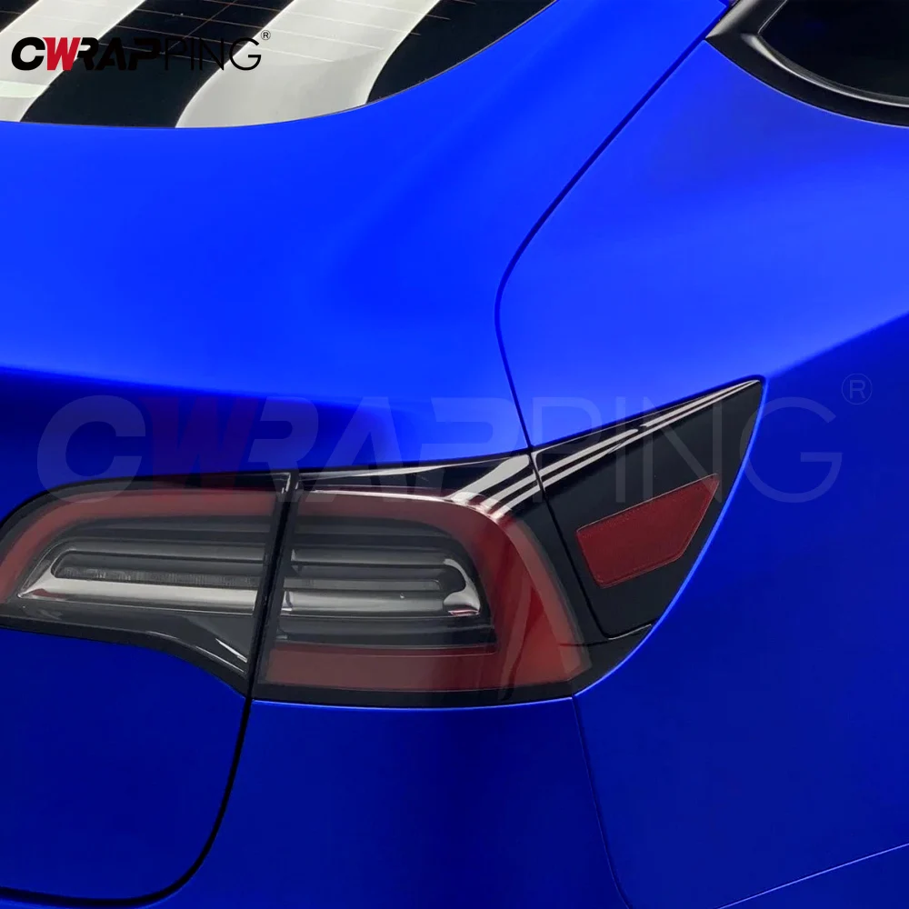 Deep Blue Metallic Supplies Car Body Films Motorcycle Stickers Matte Navy Blue Exterior Car Vinyl Wrap Vehicle Decoration Decals - view 6