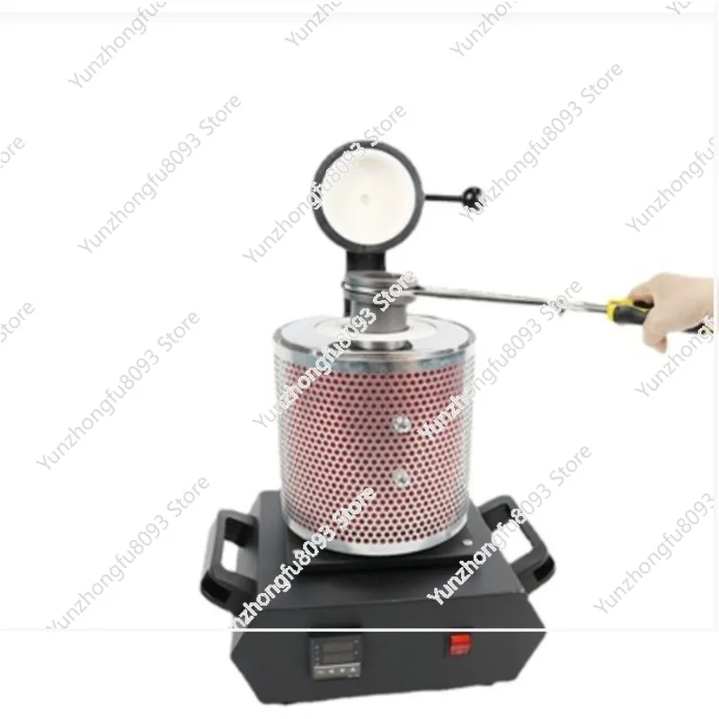 3KG Digital Gold Melting Furnace Machine Heating Capacity 2100W Casting Refining Precious Metal Silver Jewelry Casting Tool