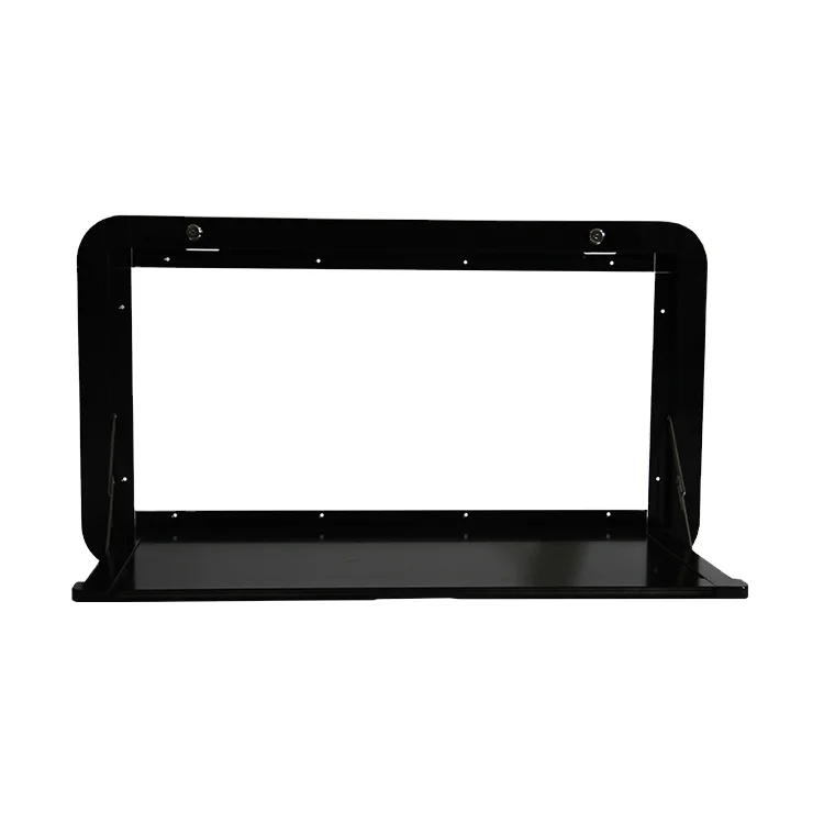 RV Accessories 500*300mm White Or Black Color RV Accessories Aluminum Folding Picnic Table
