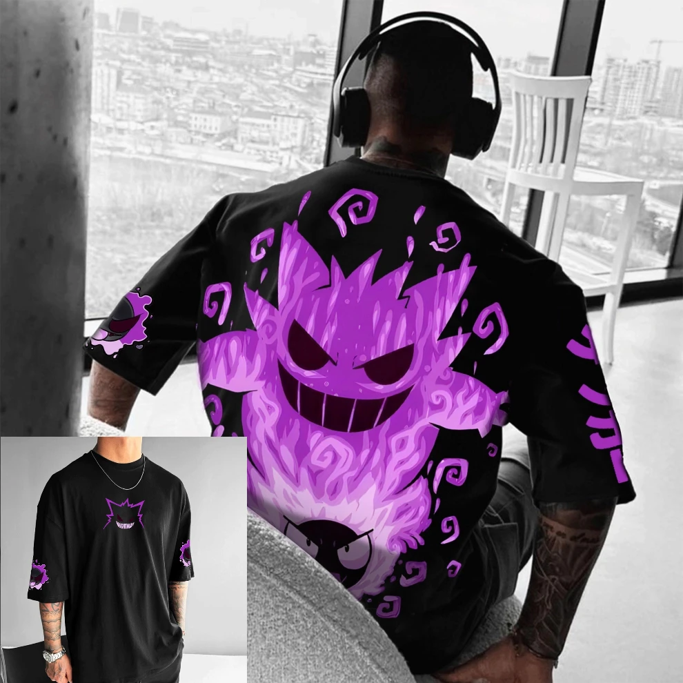 roupas-y2k-anime-pokemon-camisetas-oversized-de-algodao-para-homens-camiseta-grafica-de-manga-curta-tops-casuais-esportivos-de-verao-unissex