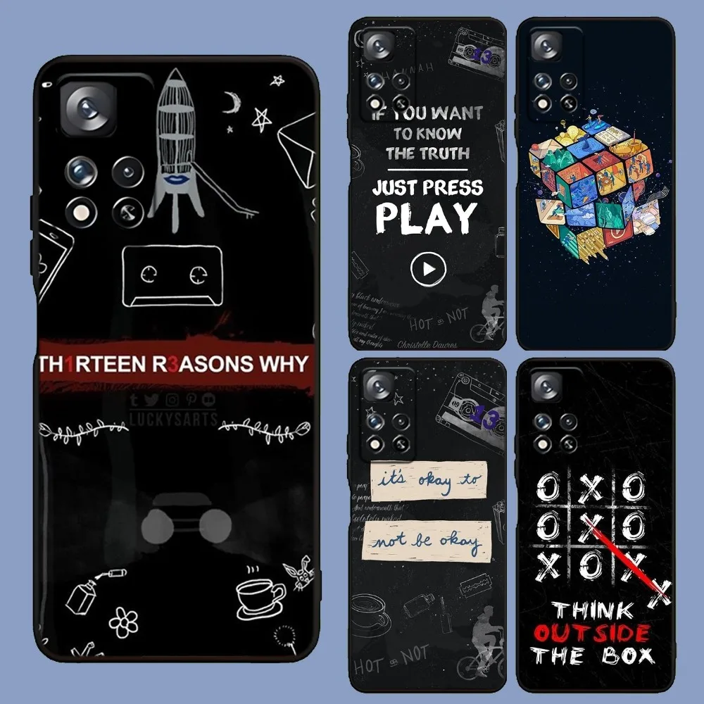 

13 Reason Why TV Series Phone Case For Samsung Galaxy A13,A21s,A22,A31,A32,A52,A53,A71,A80,A91 Soft Black Cover