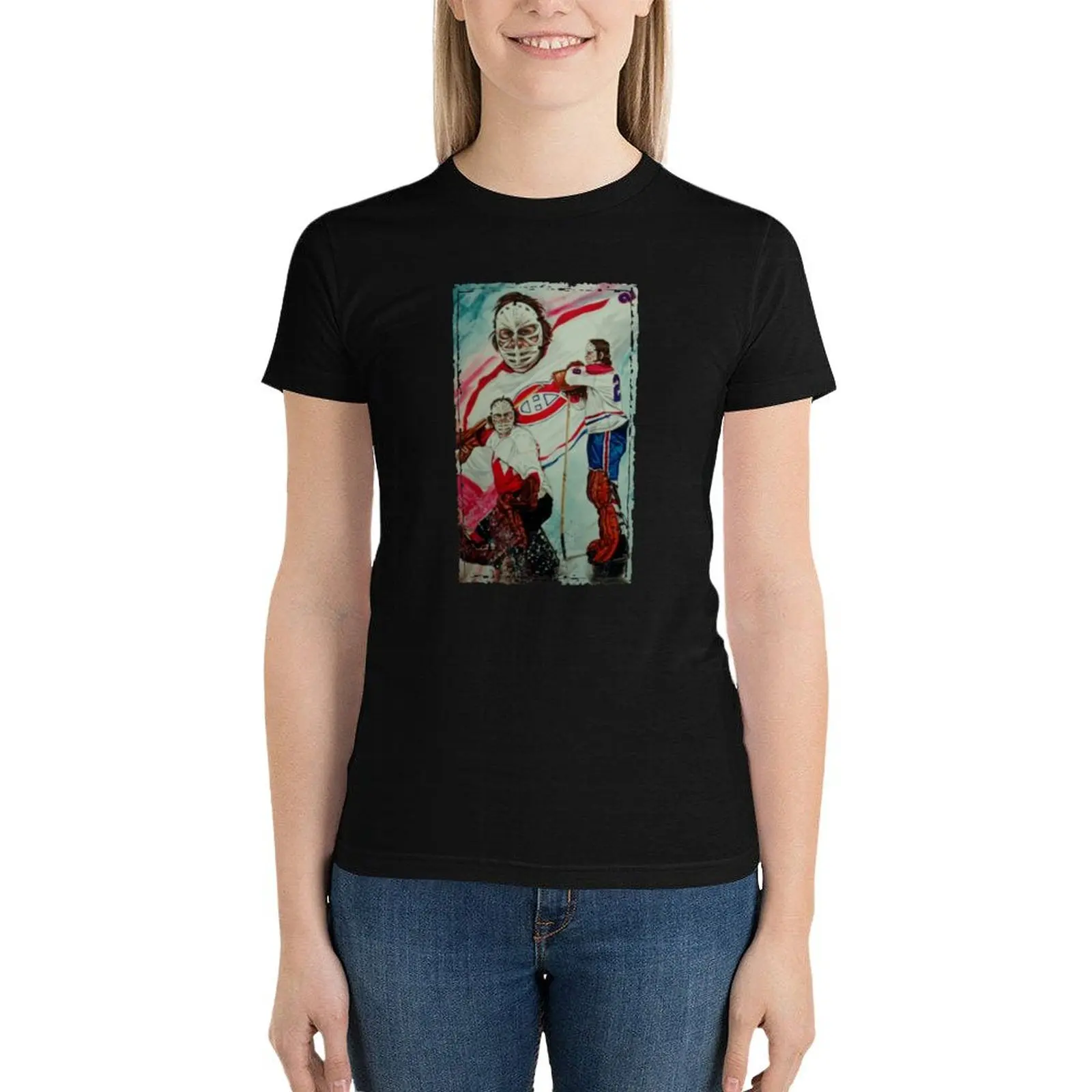 Ken Dryden T-Shirt kawaii clothes anime clothes t-shirt dress for Women plus size sexy