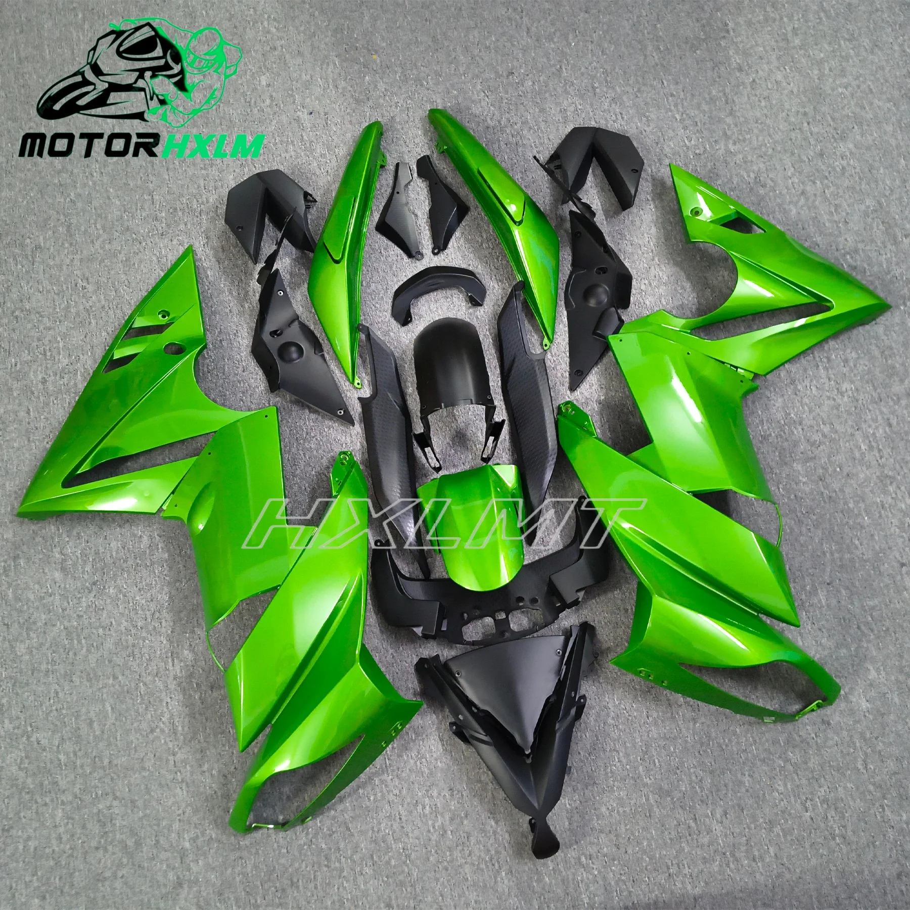 For KAWASAKI NINJA 650 2009 2010 2011 OEM Replacement Motorcycle Fairings ER-6f 09 10 11 ABS Plastic Fairing Kit Bright Black