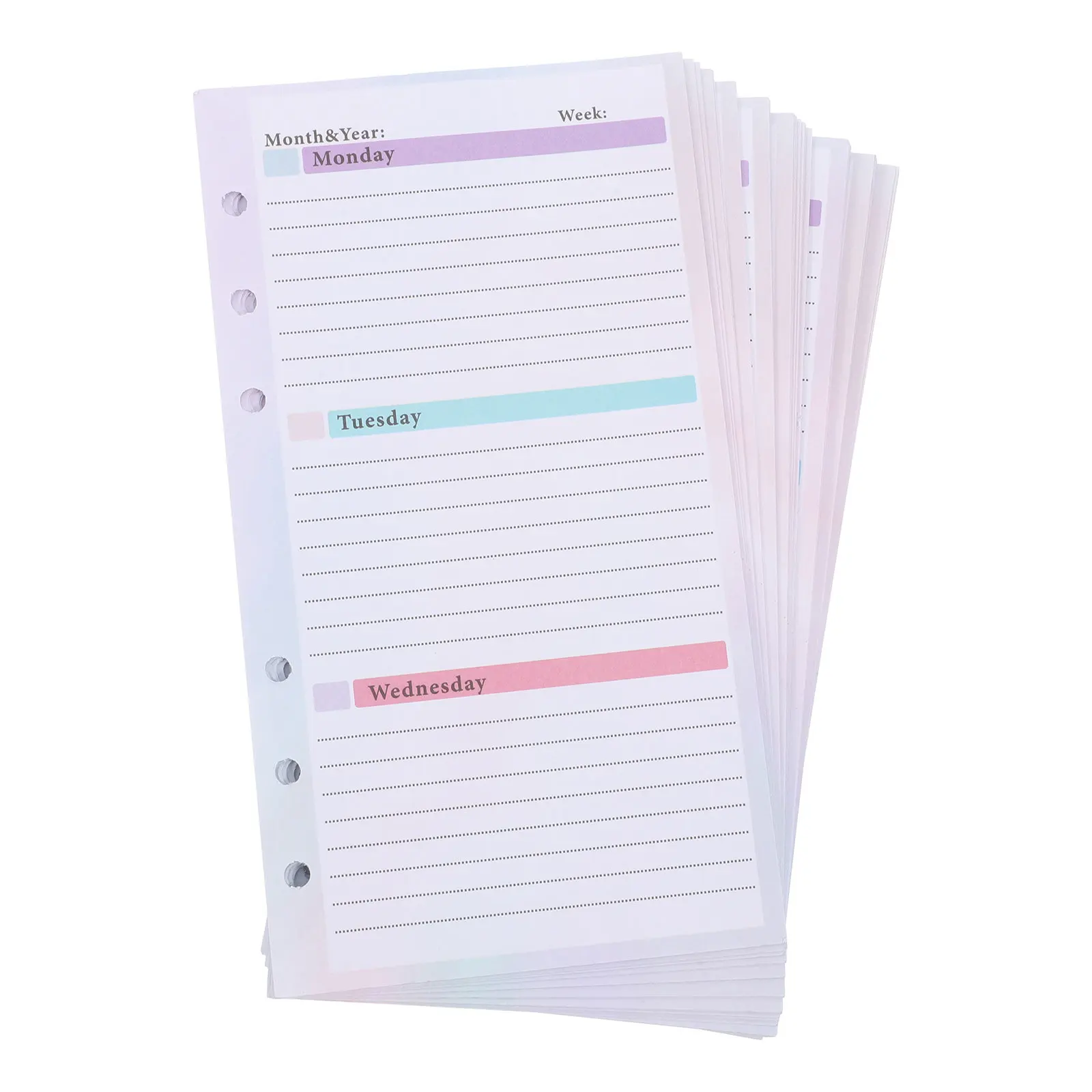 

Еженедельный планировщик на 54 листа: большой блокнот для планирования недели, недатированные многоразовые страницы для студентов, учителей, специалистов, для эффективного управления временем