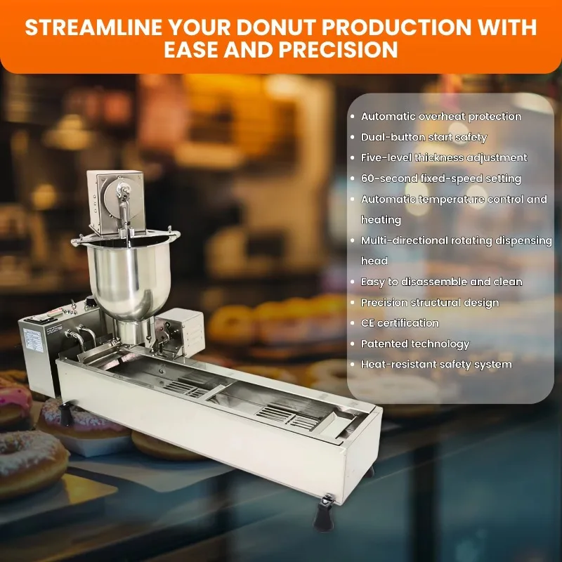 Today's Special Vending Machines Quality and Consistency Donut Cooking 25Mm Beignet Making Machine