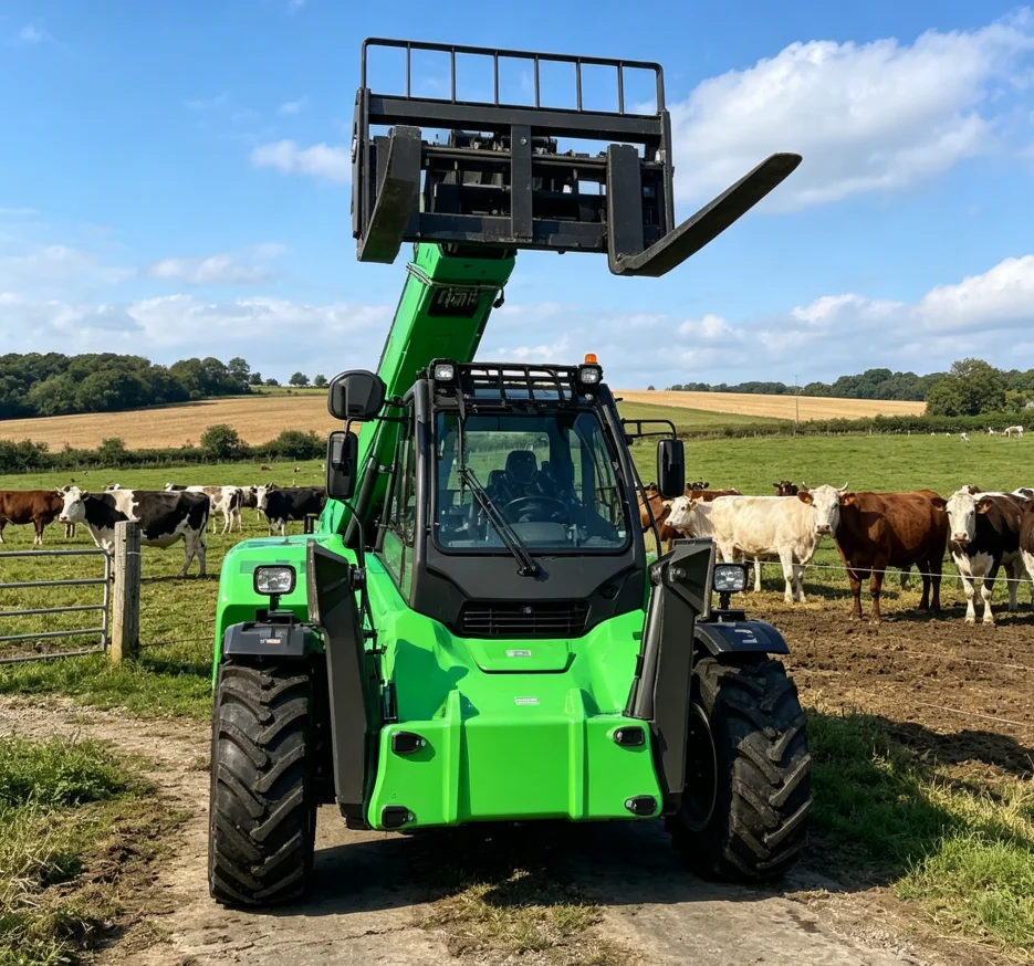 Telehandler Diesel Telescopic Forklift 7-14 Meter Boom Handler Telescopic Forklift Price  Compatible with  Luxury Cabin