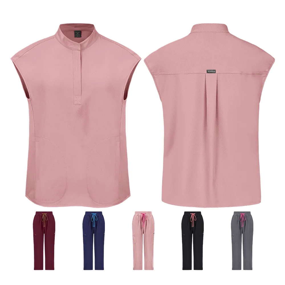 Medical Clothes Women Hospital Scrubs Set Operating Room Nursing Work Wear Doctor Nurse Surgical Accessories Dentistry Uniforms