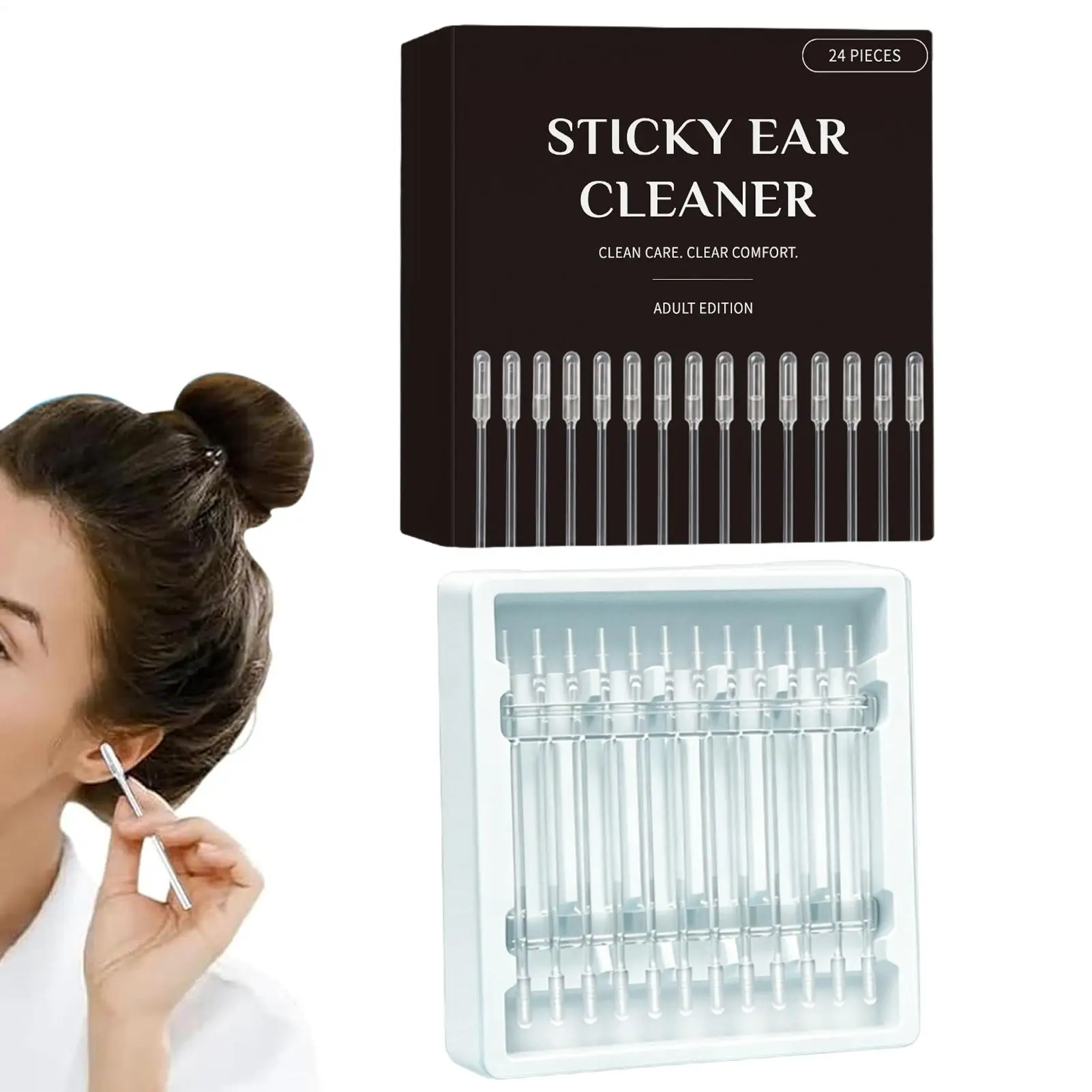 Sticky Ear Digger Ear Digging Tool Ear Wax Cleaning Special Not Hurt Ear Digging Spoon Ear Digging Cotton Swabs