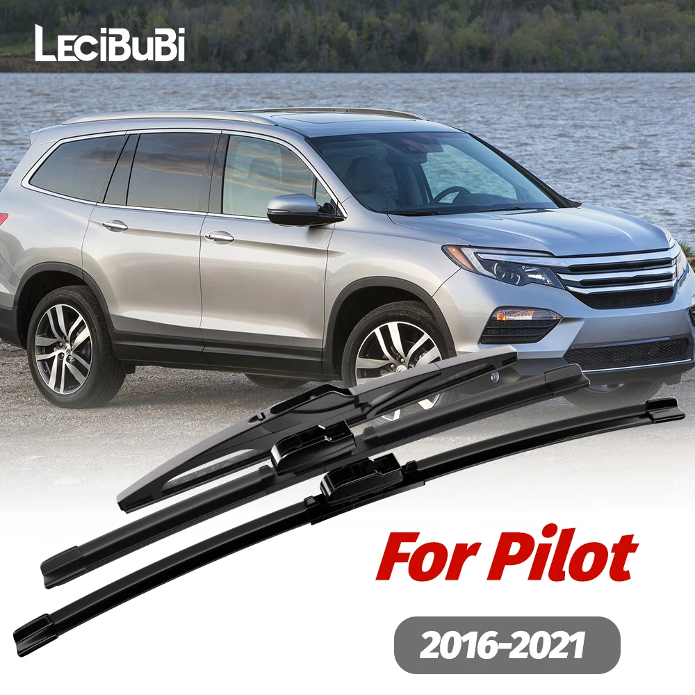 

1set Front & Rear Windshield Wiper Blades Windscreen Wipers For Honda Pilot 2016-2021 2017 2018 2019 2020 Accessories