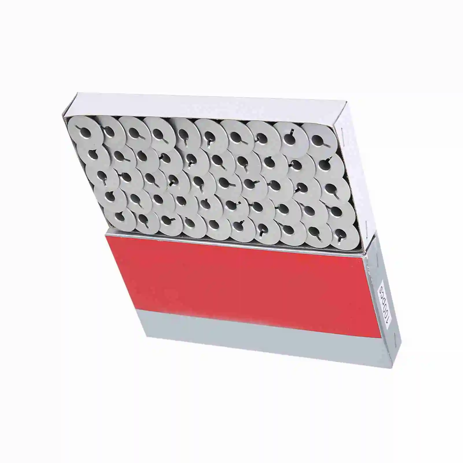 100pcs Sewing Machine Bobbin Thread Bobbin 55623A Aluminum Bobbins Slotted for Industrial Sewing Machine Parts view 2