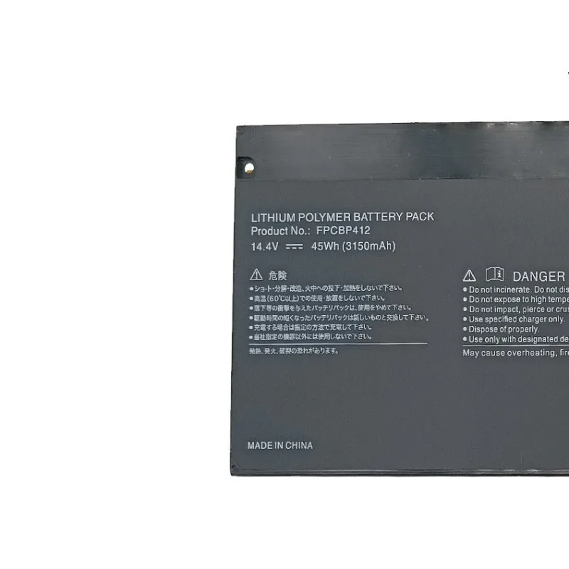 New FPCBP412 FPB0305S Laptop Battery for Fujitsu LifeBook U904-0M75A1DE U9040MXPB1DE Replacement Battery 14.4V 3150mAh 45Wh