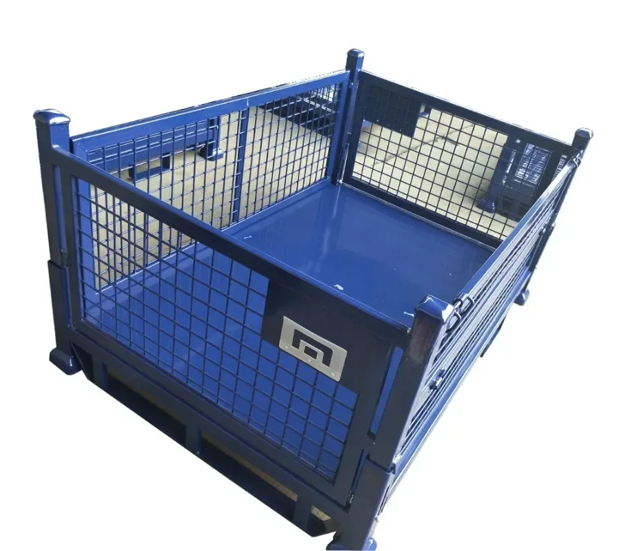 

Custom cargo and equipment collapsible and lockable wire mesh storage container Hot sales