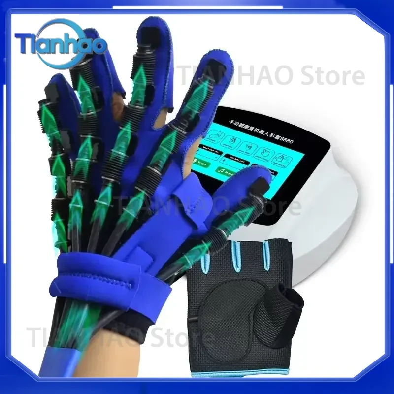 Smart Electric Physiotherapy Exercise Gloves for Hand and Finger Function for Robot Training and Hand Rehabilitation