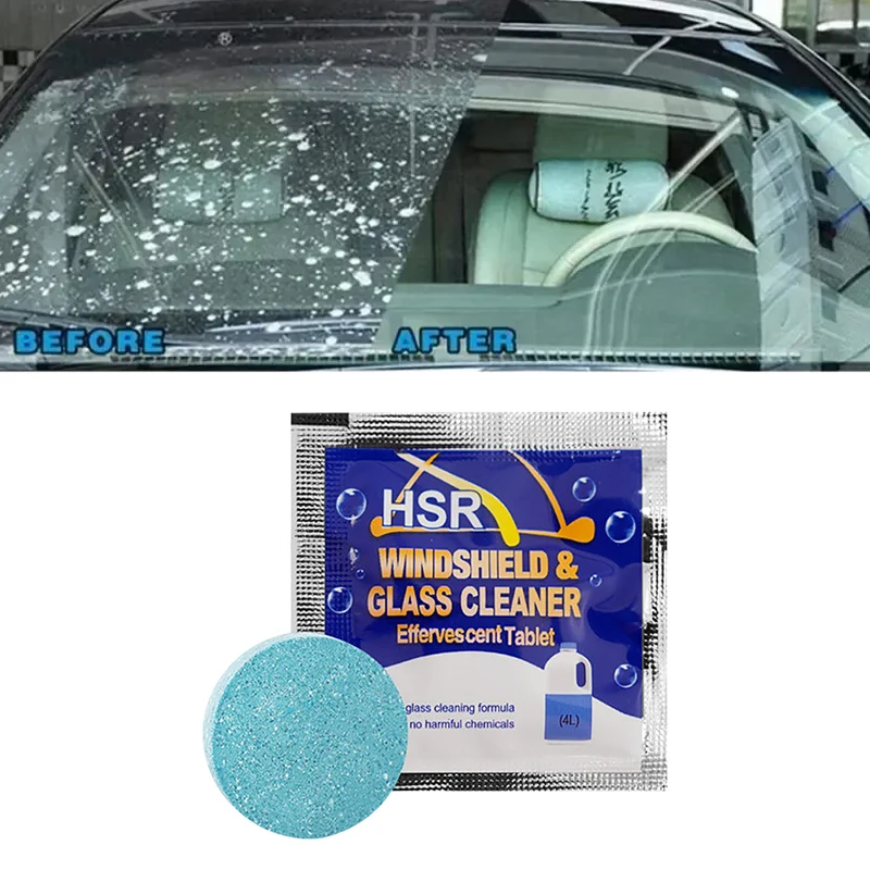 Car Glass Water Solid Wiper Essence Super Concentrated Cleaning Agent Wiper Essence Effervescent Tablet Cleaning CarAccessories